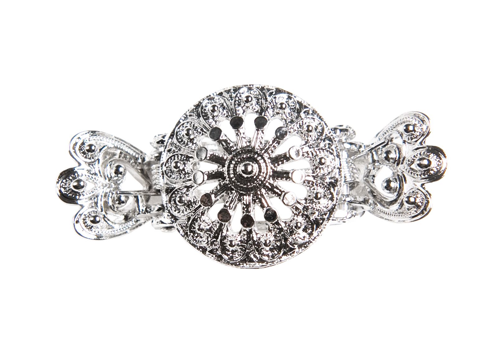 Hårklype Oda stor, kvit