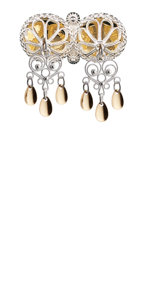 Halssølje med hjarte heng SP