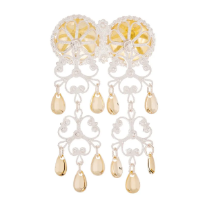 Halsknapp filigran med bunn