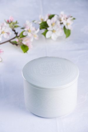 Tradisjon kvitt stort smykkeskrin