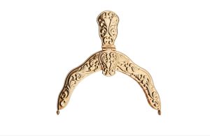 Veskelås forsølva, forgylt