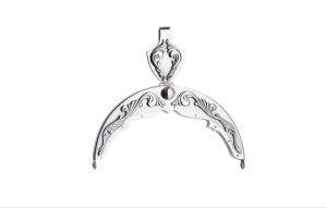 Veskelås forsølva, oksidert