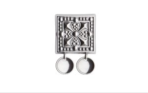 Beltestøl med trådkantlauv, oksidert