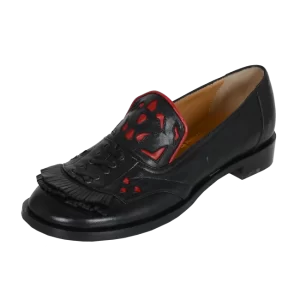 Ingerid dufsesko, svart/raud