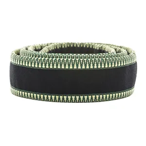 Stofflist, Hardanger - brokalist, svart