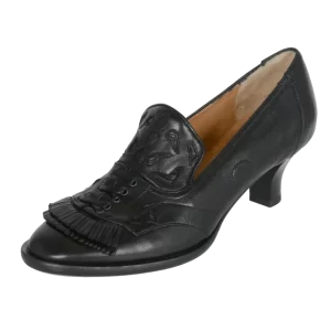 Solveig dufsesko høg hel, svart