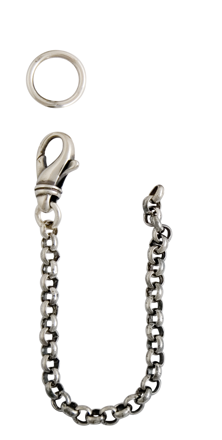 Sikringslenkje til veskelås, oksidert