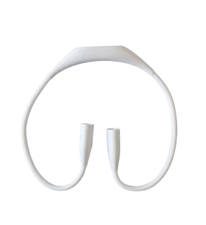 Nakkelampe kvit LED oppladbar