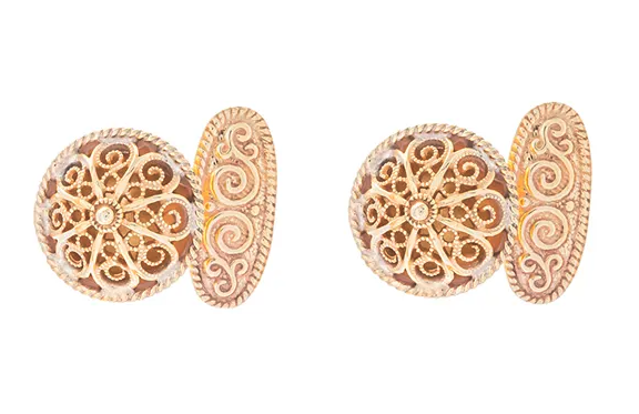 Mansjettknappar, gylt